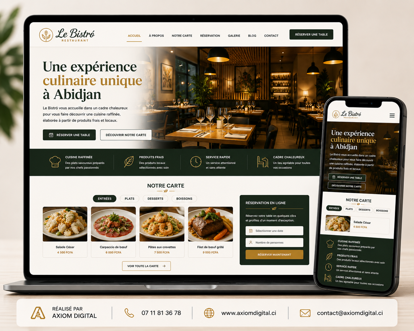 Site conçu par Axiom Digital — Le Bistró Restaurant